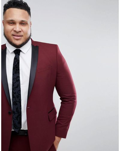 dark red tuxedo jacket