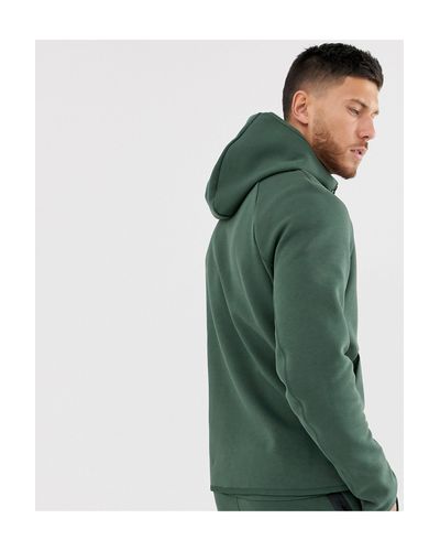 khaki green nike tech fleece