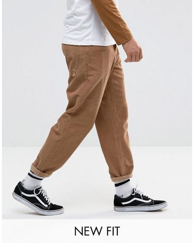 Pantalon style skateur en velours ctel Coton ASOS pour homme en coloris  Marron - Lyst