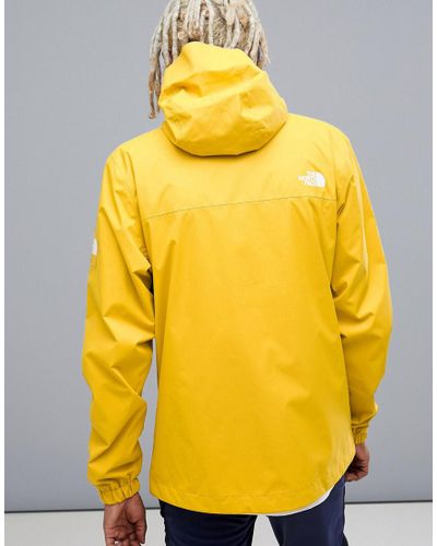 north face mountain jacket yellow