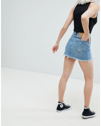 jupe holographique pull and bear