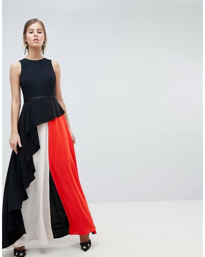 coast colour block maxi dress