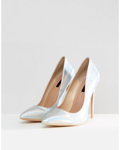 lost ink silver heels
