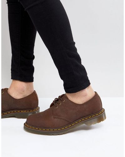 brown dm shoes