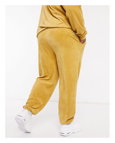 puma yellow sweatpants
