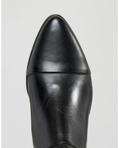 deelnemer Postcode vervolging Vagabond Leather Marja Black Western Chelsea Boots - Lyst