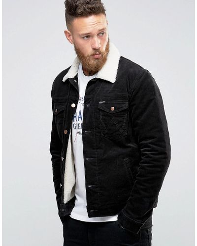 mens borg jacket black