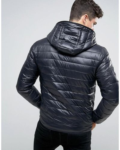 replay reversible thin down jacket