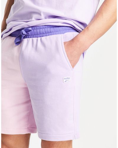 puma lilac shorts