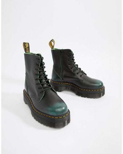 Dr. Martens Jadon 8-eye Platform Boots In Green for Men | Lyst Dr. Martens Jadon 8-eye Platform Boots In Green for Men | Lyst