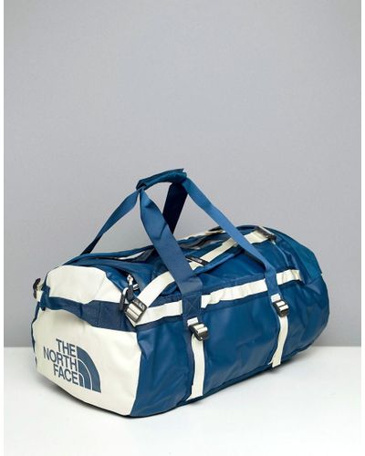 The North Face Base Camp Duffel Bag Medium 71 Litres In Blue/white for Men  - Lyst