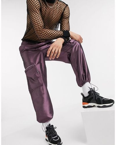 asos wide leg joggers