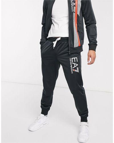 armani tracksuit moletom com capuz