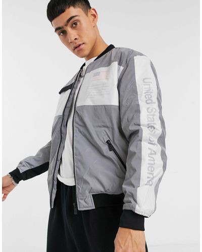 nasa jacket pull and bear