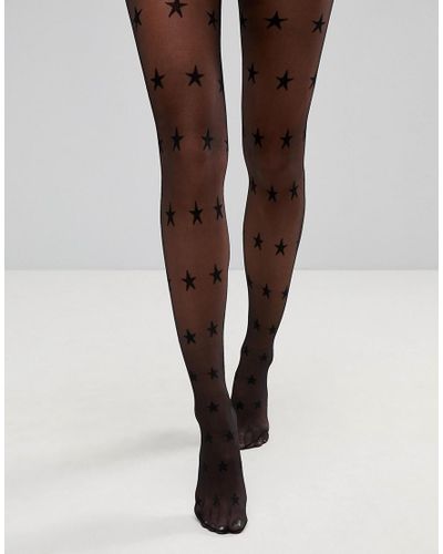 star sheer tights