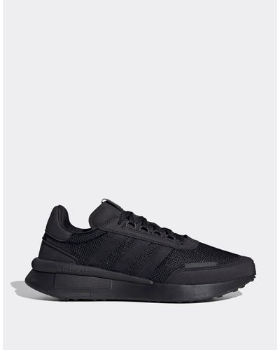 adidas Originals Rubber Retroset Sneakers in Black for Men - Lyst