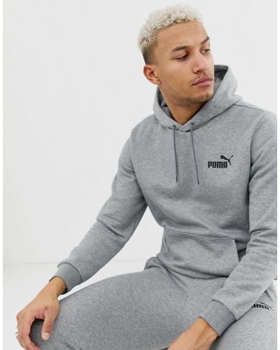puma essential logo hoodie