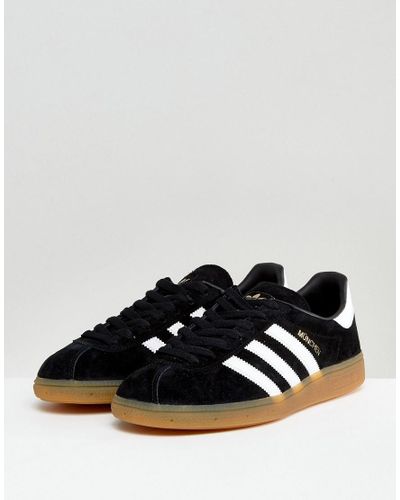 black leather sneakers adidas