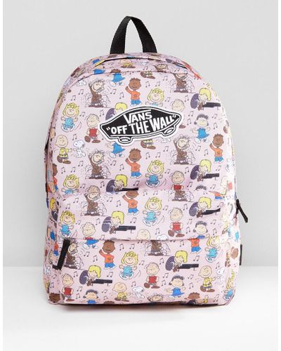 vans peanuts realm backpack