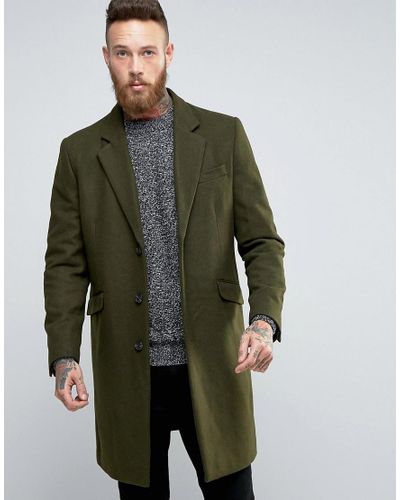 green overcoat men
