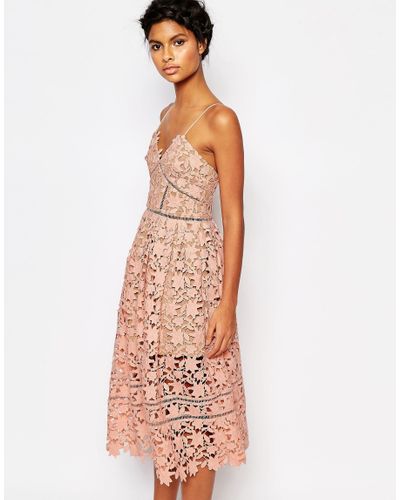 self portrait dress pink