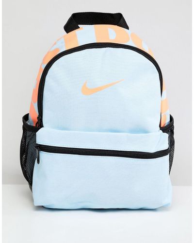 Nike Blue Just Do It Logo Mini Backpack - Lyst