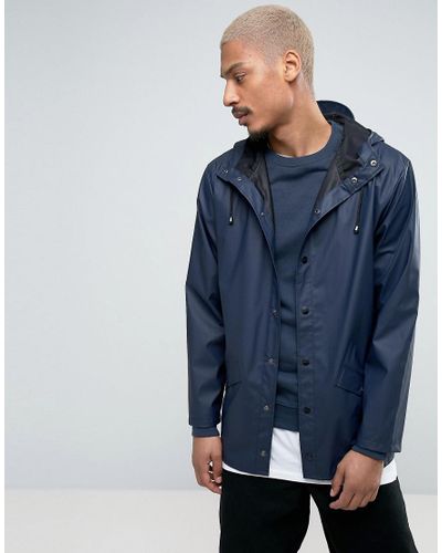 rains jacket navy