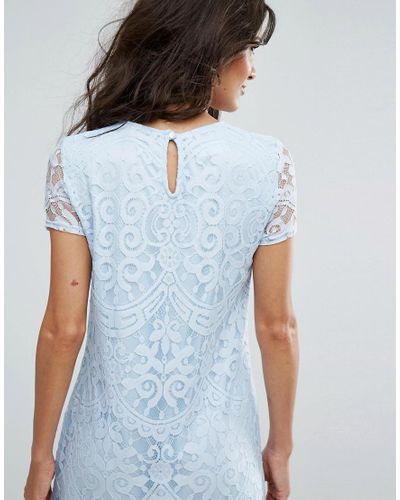 lipsy lace shift dress