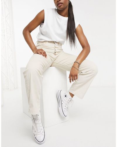 Levi's Denim Ribcage Cord Straight Leg 