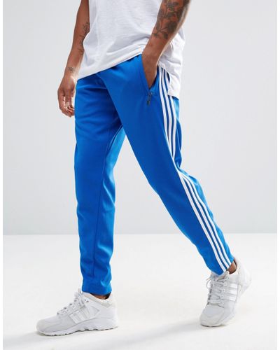 adidas mens joggers blue