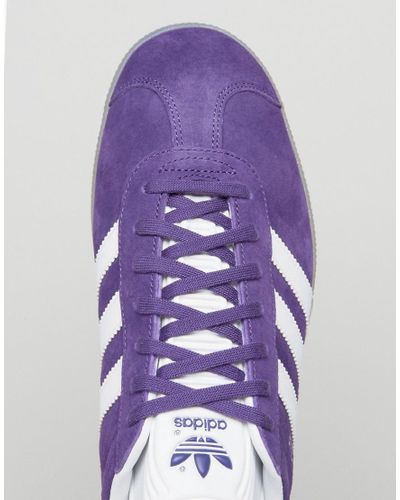 adidas Originals Suede Gazelle Sneakers In Purple Bb5501 for Men - Lyst