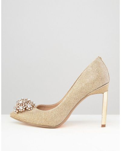 ted baker gold heels