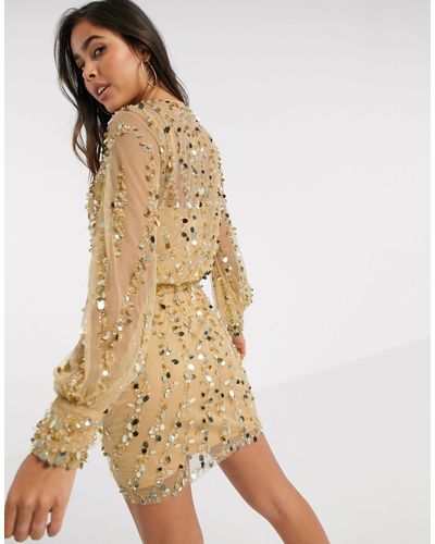 robe sequin asos