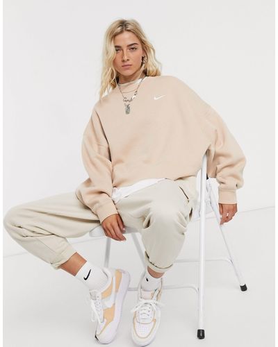 nike swoosh oversized sweatshirt