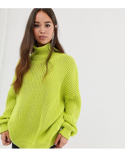chunky green jumper
