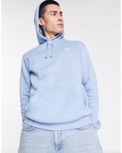 adidas originals essentials hoodie in blue