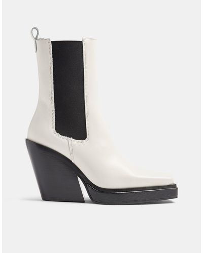 topshop square toe heels
