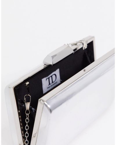 Gaia Calzature - Fashion Shop - Autunno Inverno 2021 - ANNA CECERE POCHETTE  ARGENTO SPECCHIO