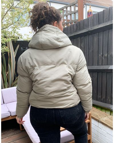 Brave soul fernie hooded puffer jacket sale