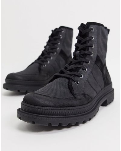 all saints combat boots