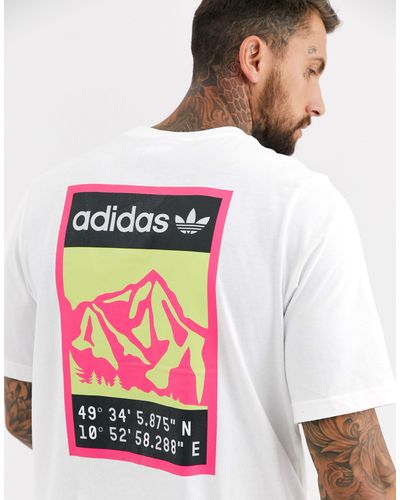 Adiplore - T-shirt avec imprimé au dos Coton adidas Originals pour homme en  coloris Blanc - Lyst
