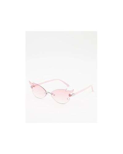 ASOS – randlose brille in Pink - Lyst