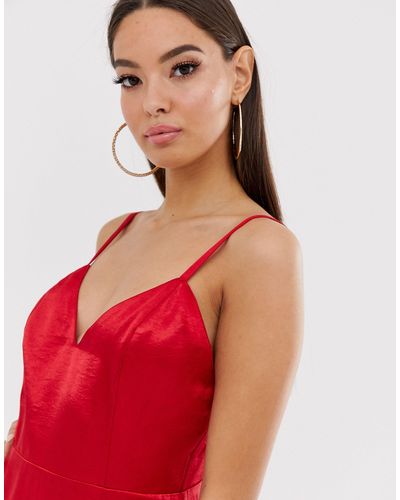 red dress with split