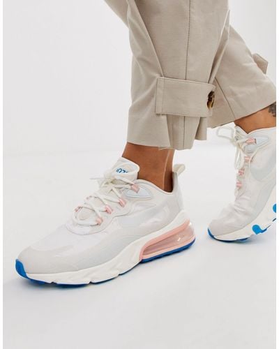 air max 270 white pink blue