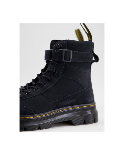 Dr. Martens Leather Combs Tech Boots in Black - Lyst
