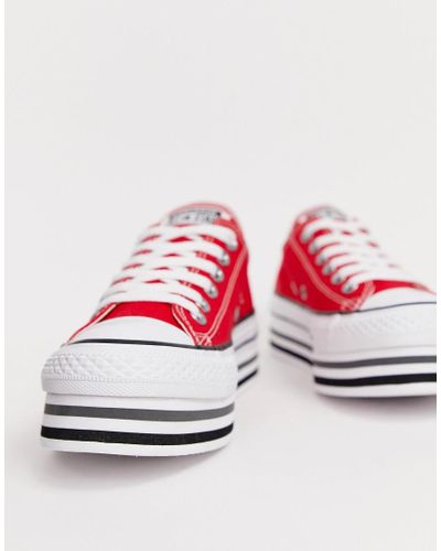 platform converse red