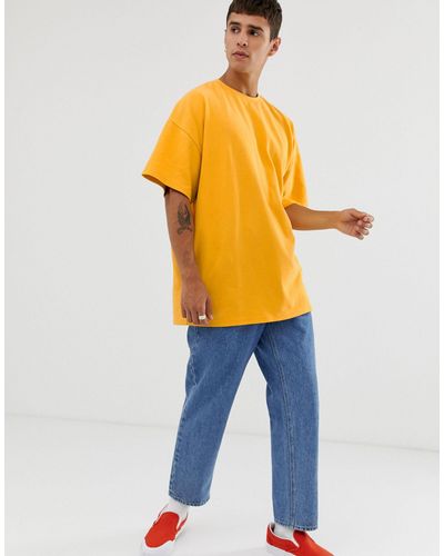 black and yellow oversized t shirt