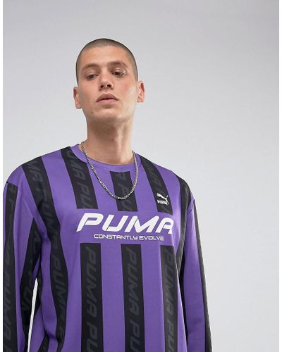 PUMA Synthetic Retro Soccer Jersey In 