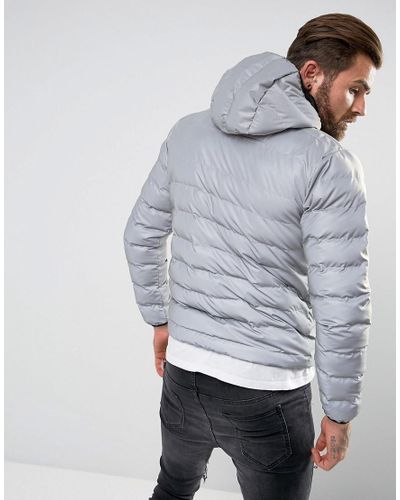 nicce puffer jacket reflective