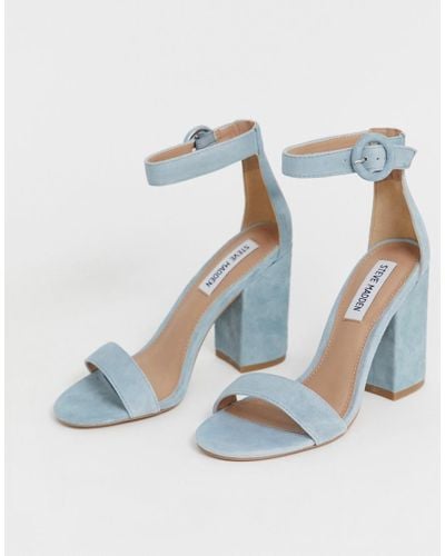 suede block heel sandals